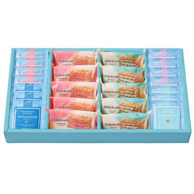 ミルフイユ＆ウェッジウッド ティーバッグセット 24個