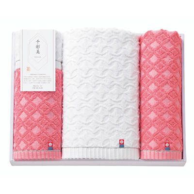 今治 千彩美 バス・フェイス・ウォッシュタオルセット