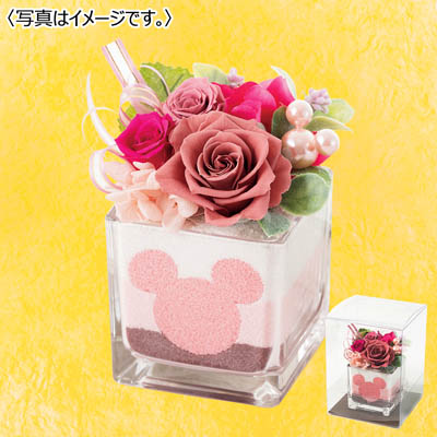 【限定50個】ディズニープリザーブドフラワー「スイート・マジック～ピーチ～」