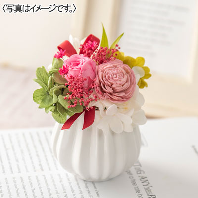 プリザーブドフラワーアレンジメント「マシェリピンク」