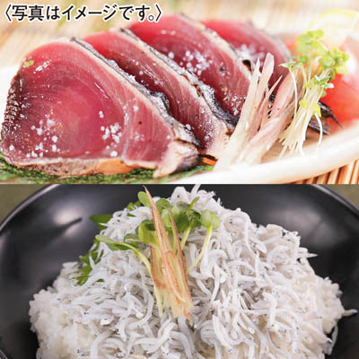 ＜ハマヤ＞龍馬タタキ１節・土佐しらす丼