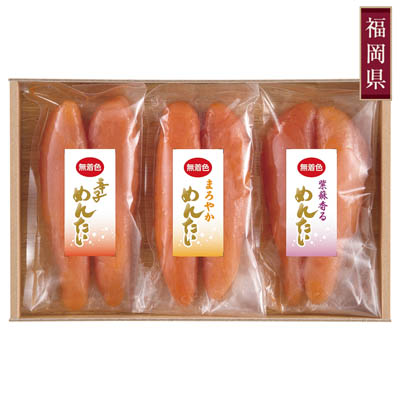 ＜福さ屋＞無着色辛子明太子食べ比べ