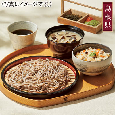＜中浦食品＞出雲そばと宍道湖しじみ詰合せ
