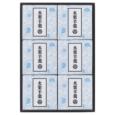 ＜小布施堂＞水栗羊羹　６個入