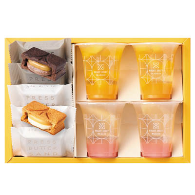 ＜プレスバターサンド＞バターサンド・フルーツジュレ詰合せ