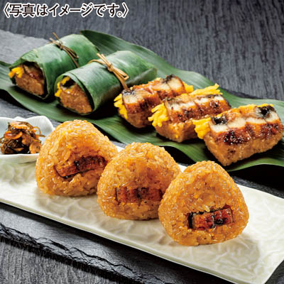 ＜高橋商店＞炙りうなぎ笹めしとうなぎむすび詰合せ
