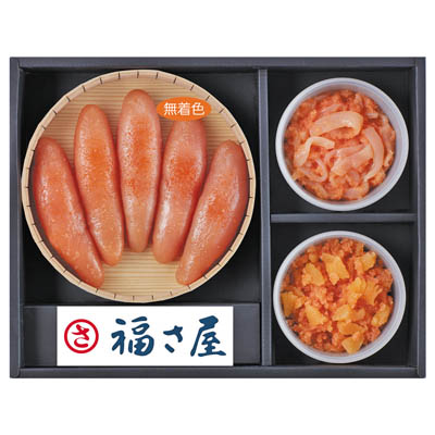 ＜福さ屋＞無着色明太子・和え物詰合せ