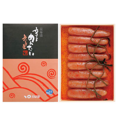 ＜かば田＞無着色昆布漬辛子めんたい