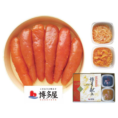 ＜博多屋＞博多献上辛子明太子・珍味セット