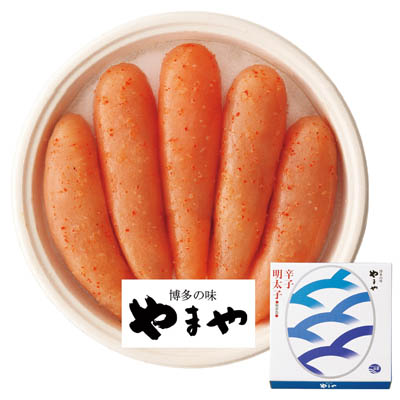 ＜やまや＞１６８時間熟成辛子明太子無着色　２７０ｇ