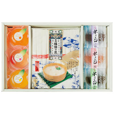 ＜マルキ＞揖保乃糸　素麺・デザート詰合せ