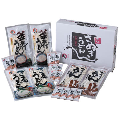 ＜伝統の味　藤麺＞包丁切りさぬき半生うどん詰合せ
