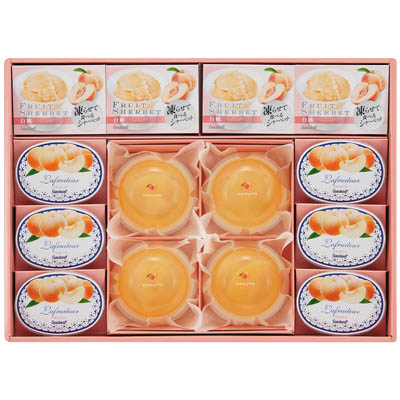 ＜ゴンチャロフ＞白桃づくしのデザートセット