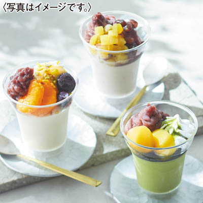 ＜ＣＡＫＥ　ＬＩＮＫ＞「京らく製あん所」こだわりあんのアイスパフェ