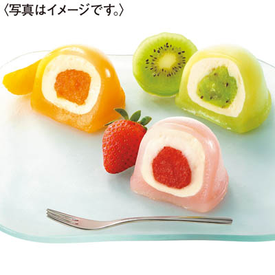 ＜ひととえ＞凍らせて食べる　なめらかクリームのフルーツ大福