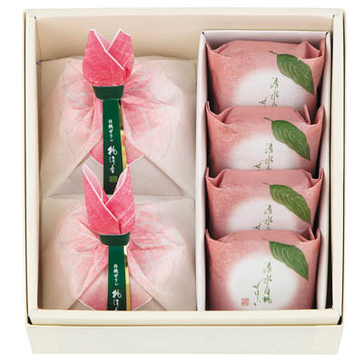 ＜菓匠　清閑院＞白桃ぜりぃ　桃清香詰合せ