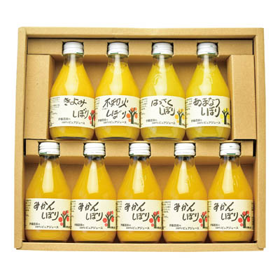 ＜伊藤農園＞和歌山　１００％ピュアジュース１８０ｍｌ×９本セット