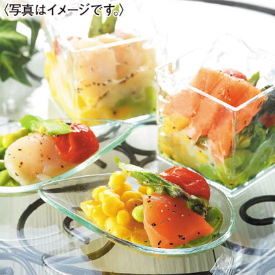 国産野菜と魚介の冷製オードブル