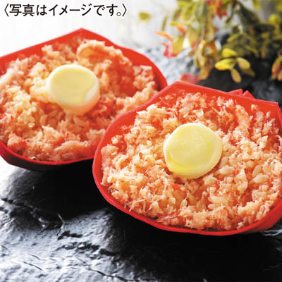 バター香る紅ずわい蟹ごはん
