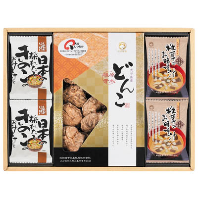 ＜松岡椎茸＞大分産どんこ・「日本のきのこ」のお味噌汁詰合せ