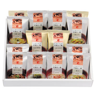 ＜にんべん＞至福の一椀　おみそ汁・お吸い物詰合せ