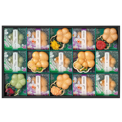＜京都辻が花＞お茶漬・お吸物最中詰合せ
