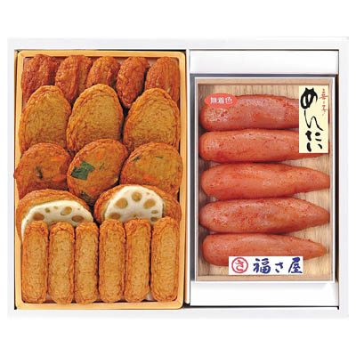 ＜月揚庵＞さつまあげ・福さ屋辛子明太子詰合せ