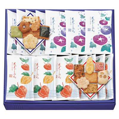 ＜中央軒煎餅＞花色しおん　夏