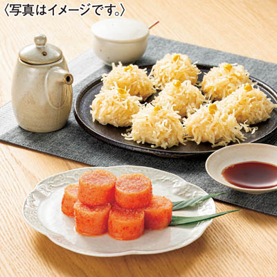 ＜福さ屋×萬坊＞福さ屋辛子明太子・萬坊いか焼売
