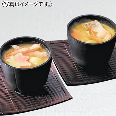 ＜京料理　美濃吉＞甘鯛茶碗蒸しと蟹茶碗蒸し