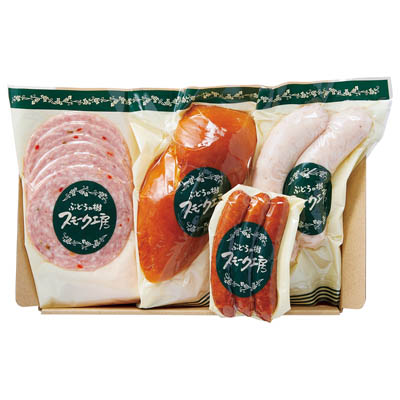 ＜ぶどうの樹＞自家製ハムソーセージ４点セット