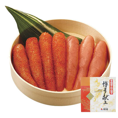 ＜博多屋＞博多献上辛子明太子・たらこセット　４００ｇ