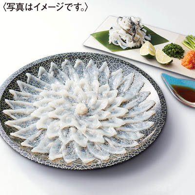 ＜春帆楼＞とらふく刺しセット２人前