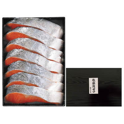 ＜角上魚類＞塩銀鮭（甘口）切身７切