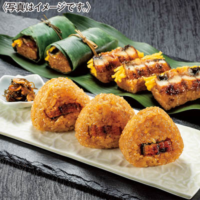 ＜高橋商店＞炙りうなぎ笹めしとうなぎむすび詰合せ