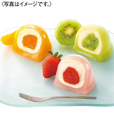 ＜ひととえ＞凍らせて食べるなめらかクリームのフルーツ大福