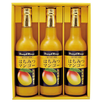 ＜藤井養蜂場＞はちみつマンゴードリンクセット