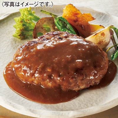 ＜柿安＞黒毛和牛入りハンバーグステーキ