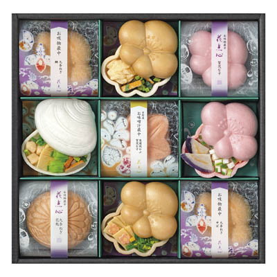 ＜京都辻が花＞京野菜のお吸物最中詰合せ
