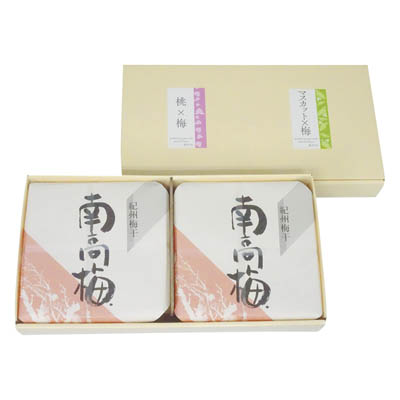 ＜マルヤマ食品＞紀州産フルーツ梅セット「桃梅＋マスカット梅」
