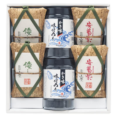 ＜山豊＞広島菜漬・味付海苔詰合せ