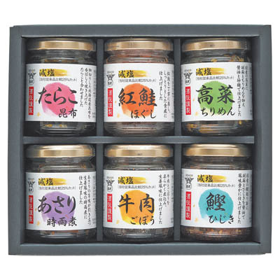 ＜酒悦＞減塩佃煮・惣菜詰合せ瓶詰