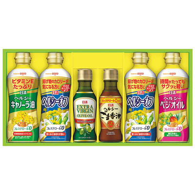 ＜日清オイリオ＞オリーブオイル＆バラエティオイルギフト