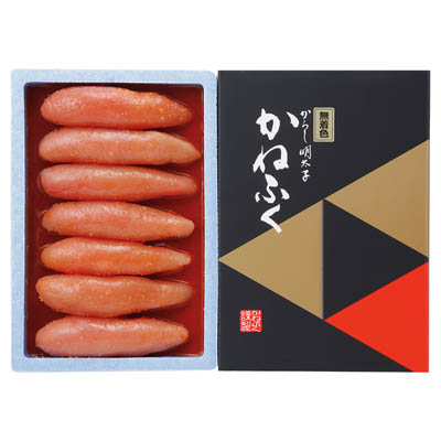 ＜かねふく＞無着色ふとっぱら辛子明太子　６００ｇ