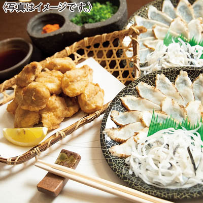 ＜ふく処　快＞ふくタタキ刺＆唐揚