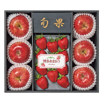冬の果実（あまおう＆蜜入りサンふじ）