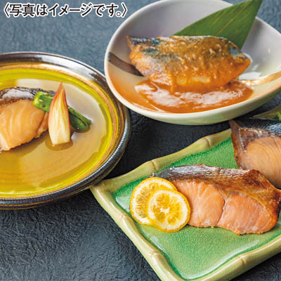 ＜丸市食品＞レンジで簡単　国産煮魚・焼魚詰合せ