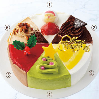 【限定1,000台】銀座コージーコーナー 6つのクリスマスアソート