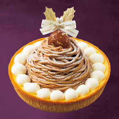 【限定1,500台】モロゾフ クリスマス イタリア栗のモンブランチーズケーキ