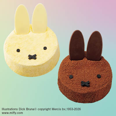 【限定600セット】ミッフィー&メラニー チーズとショコラのクリスマスケーキ